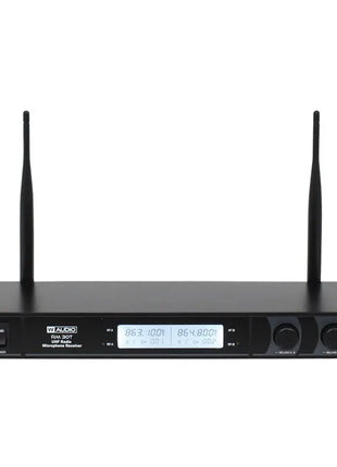 W Audio RM 30T Twin UHF Handheld Radio Microphone System (863.1Mhz/864.8Mhz)