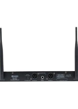 W Audio RM 30T Twin UHF Handheld Radio Microphone System (863.1Mhz/864.8Mhz)