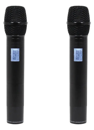 W Audio RM 30T Twin UHF Handheld Radio Microphone System (863.1Mhz/864.8Mhz)