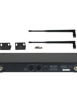 W Audio DTM 800H Twin Handheld Diversity System (863.0Mhz-865.0Mhz) V2 Software