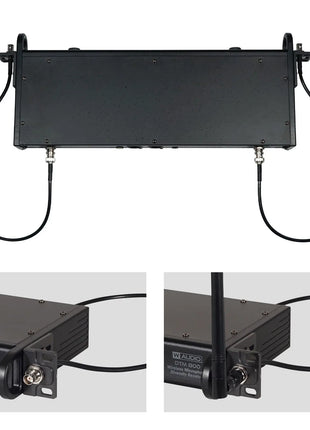 W Audio DTM 800H Twin Handheld Diversity System (863.0Mhz-865.0Mhz) V2 Software