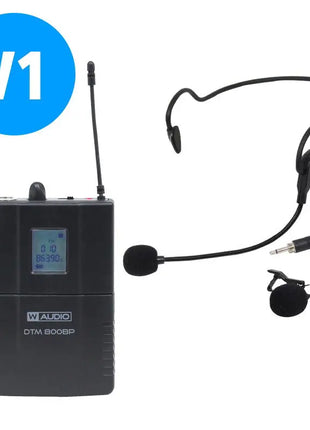 W Audio DTM 800BP Add On Beltpack Kit (863.0Mhz-865.0Mhz) V1 Software