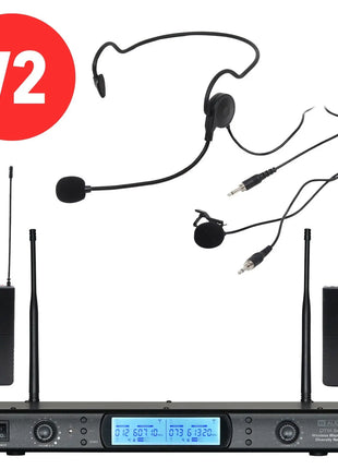 W Audio DTM 600 Twin Beltpack Diversity System (606.0Mhz-614.0Mhz) V2 Software