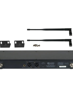 W Audio DTM 600 Twin Beltpack Diversity System (606.0Mhz-614.0Mhz) V2 Software