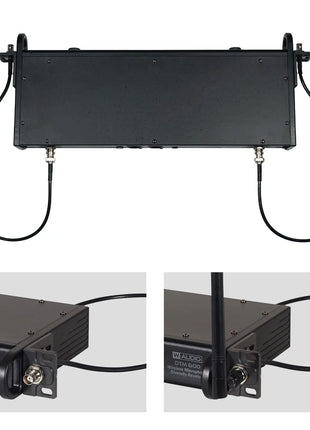 W Audio DTM 600 Twin Beltpack Diversity System (606.0Mhz-614.0Mhz) V2 Software
