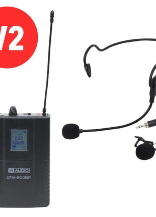 W Audio DTM 600BP Add On Beltpack Kit (606.0-614.0Mhz) V2 Software