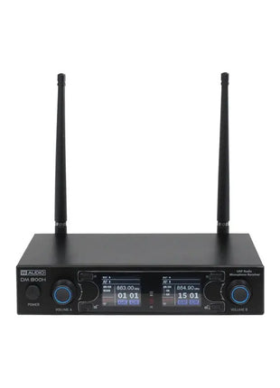 W Audio DM 800H Twin Handheld UHF System (863.0Mhz-865.0Mhz)