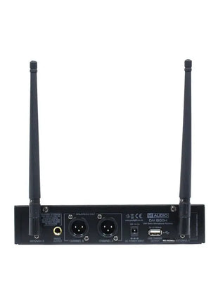 W Audio DM 800H Twin Handheld UHF System (863.0Mhz-865.0Mhz)