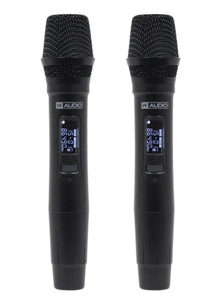W Audio DM 800H Twin Handheld UHF System (863.0Mhz-865.0Mhz)