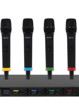 W Audio RM Quartet Handheld Radio Microphone System