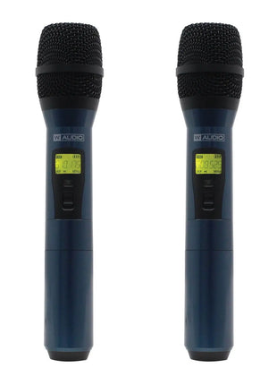 W Audio DQM 600H Quad Handheld UHF Radio Microphone System (606Mhz-614Mhz)