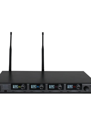 W Audio DQM 800H Quad Handheld UHF Radio Microphone System (823Mhz-865Mhz)