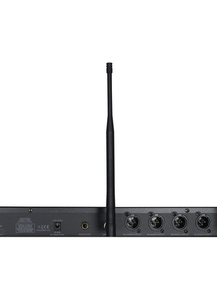 W Audio DQM 800H Quad Handheld UHF Radio Microphone System (823Mhz-865Mhz)