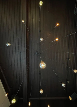 Prolite 4W Dimmable LED ST64 Crackle Filament Lamp 2100K BC