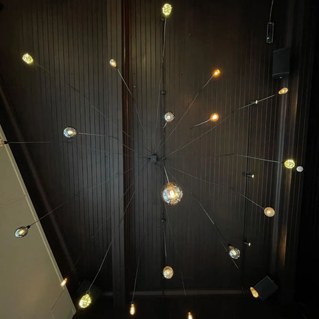 Prolite 4W Dimmable LED ST64 Crackle Filament Lamp 2100K BC