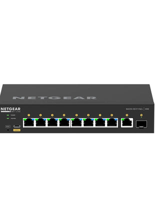 Netgear AV M4250-9G1F-PoE+ Fully Managed Desktop Switch GSM4210PD-100EUS