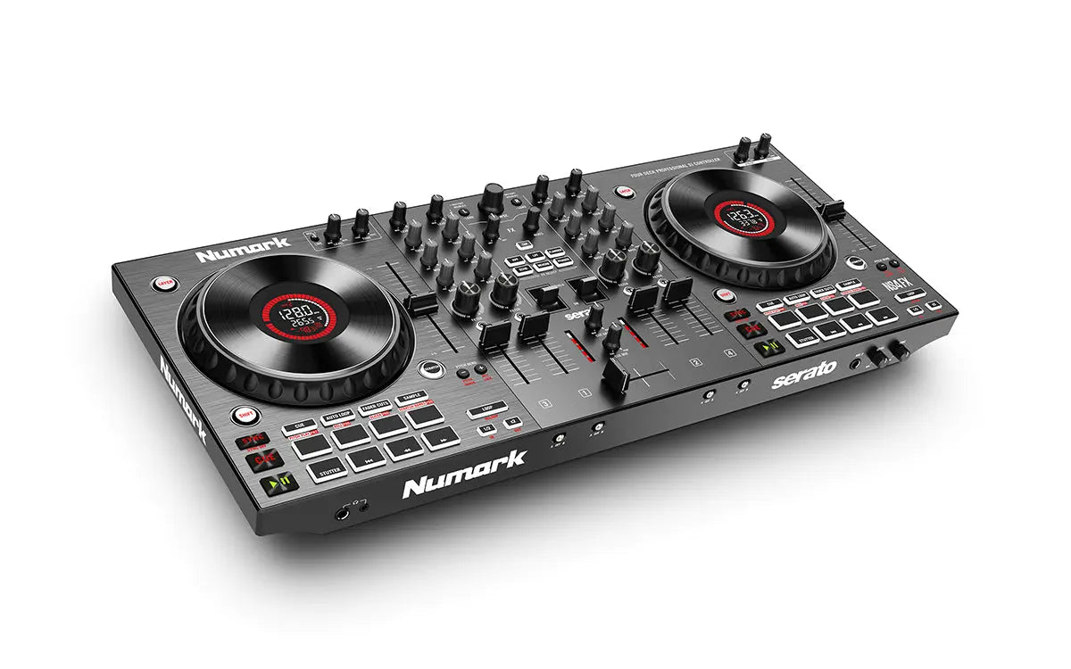 Numark NS4FX | 4-Channel Professional DJ Controller with Jog