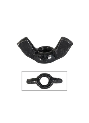 Equinox Black M10 Wing Nut