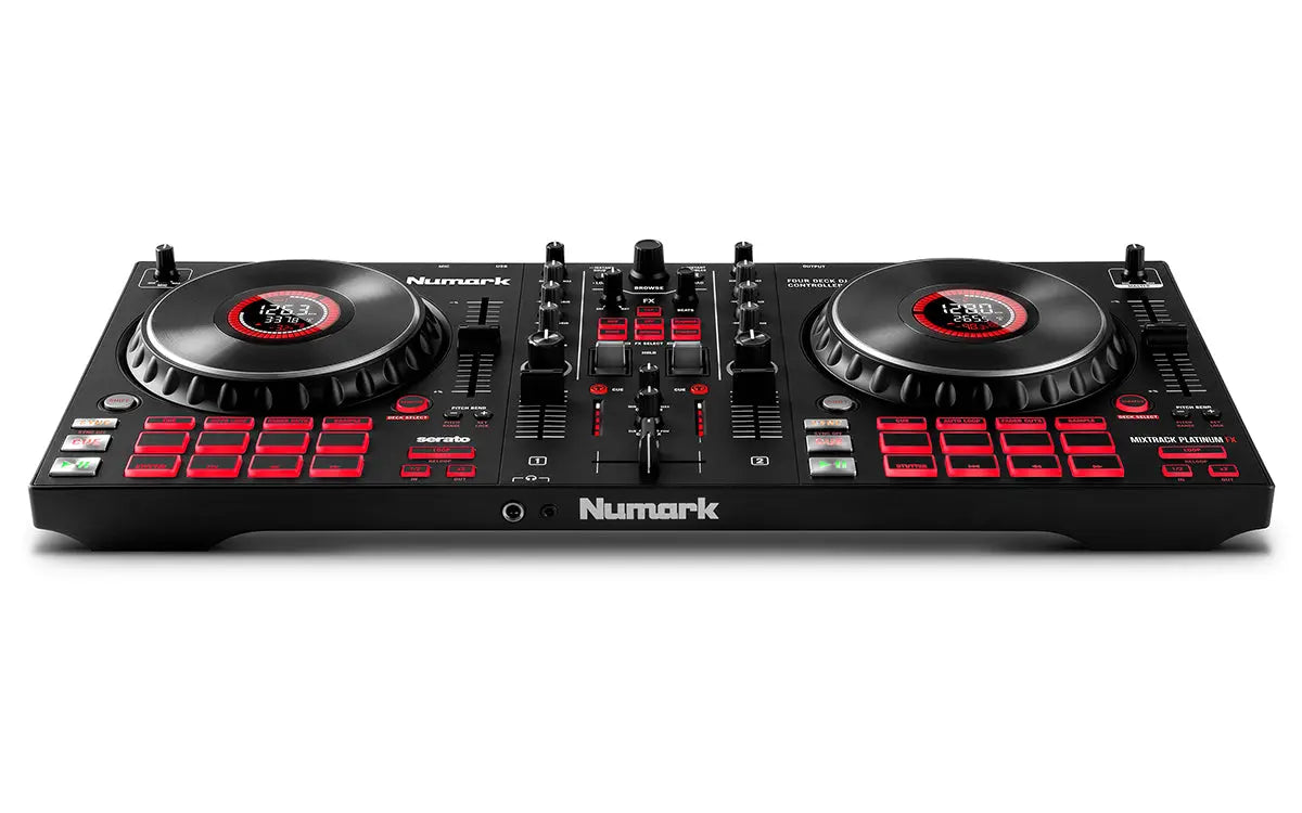 Numark Mixtrack Platinum FX | 4-Deck DJ Controller with Jog