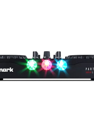Numark Party Mix Live | Compact DJ Controller with Built-in Speakers Numark