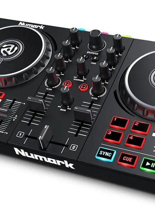 Numark Party Mix II | Compact DJ Controller with Built-in Light Show Numark