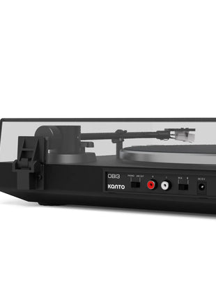 Kanto OBI3 Turntable with Bluetooth 5.3, Preamp, and Pitch Control - Matte Black kanto