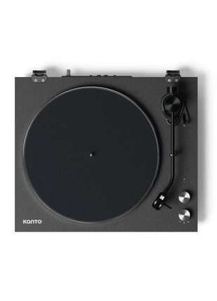 Kanto OBI3 Turntable with Bluetooth 5.3, Preamp, and Pitch Control - Matte Black kanto