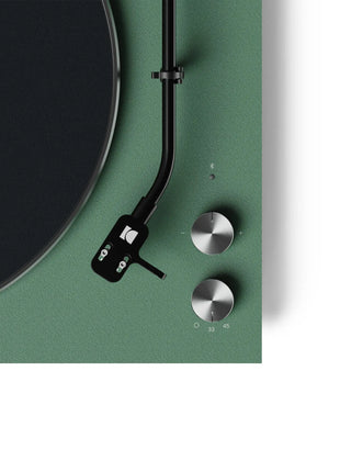 Kanto OBI3 Turntable with Bluetooth 5.3, Preamp, and Pitch Control - Matte Green kanto