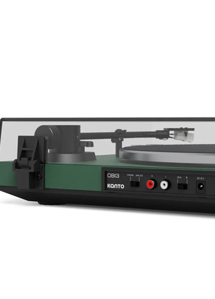 Kanto OBI3 Turntable with Bluetooth 5.3, Preamp, and Pitch Control - Matte Green kanto
