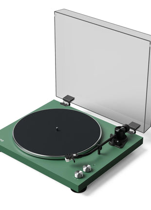 Kanto OBI3 Turntable with Bluetooth 5.3, Preamp, and Pitch Control - Matte Green kanto