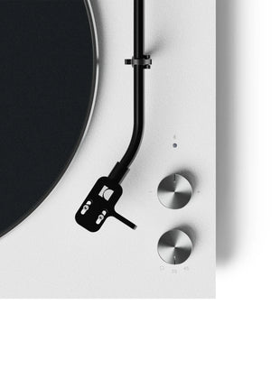 Kanto OBI3 Turntable with Bluetooth 5.3, Preamp, and Pitch Control - Matte White kanto