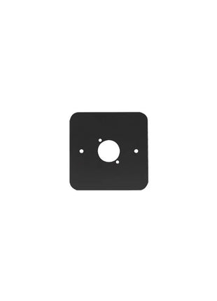 Penn Elcom Single Gang D Type Wall Plate Black (81511-RC)