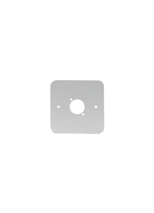 Penn Elcom Single Gang D Type Wall Plate Silver (81511-RCS)