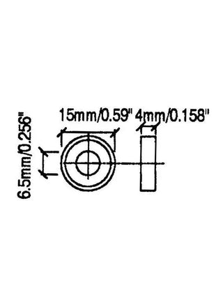 Penn Elcom M6 Cup Washers Pack of 50 (S1940/50)