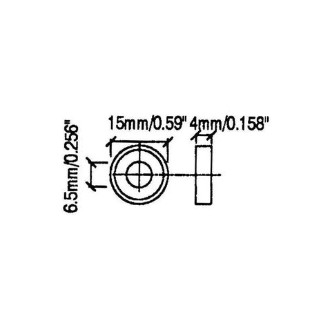 Penn Elcom M6 Cup Washers Pack of 50 (S1940/50)