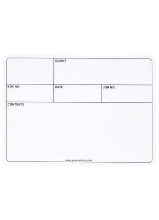 Penn Elcom Self Adhesive Tour Label - Medium (D2115L)