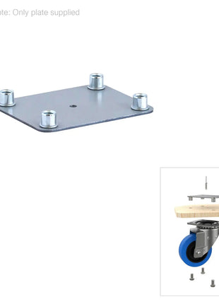 Penn Elcom Steel Castor Plate (W0098-FM)