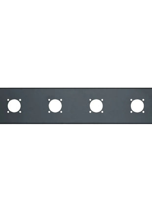 Penn Elcom 2U 19" Punched Rack Panel – 4 G Type (R1204/2UK)