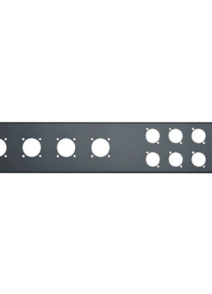 Penn Elcom 2U 19" Punched Rack Panel – 8 D and 4 G Type  (R1273MPR/2UK)