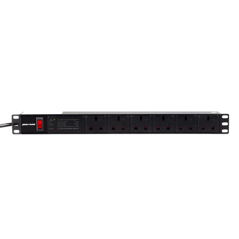 Penn Elcom 6-Way UK Plug Horizontal Rack Mount PDU (PDU6-UK)