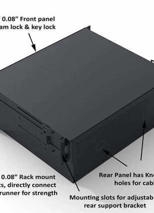 Penn Elcom 6U Touring Grade Rack Drawer (R2293-18-6UK)