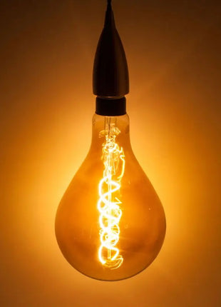 Prolite 4W Dimmable LED PS160 Smoked Spiral Filament Lamp 2200K ES