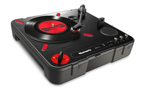 Numark PT01 Scratch | Portable Scratch Turntable with Built-in Speaker Numark