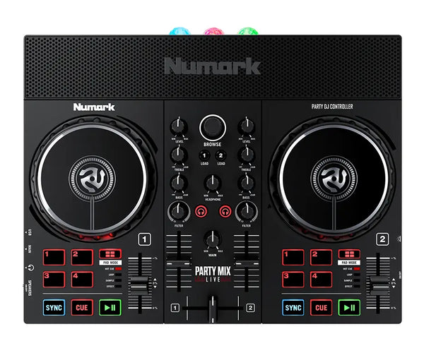 DJ機材 Numark party mix Dj controller Numark Party Mix Live | Compact DJ Controller with Built-in
