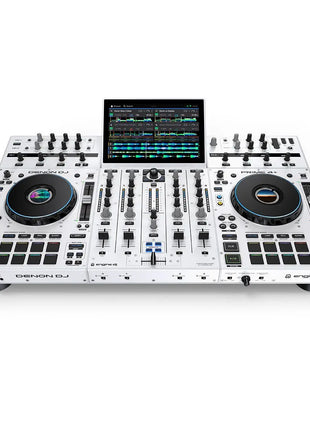 Denon DJ Prime 4+ Special Edition | 4-Deck Standalone DJ System (White) Denon DJ