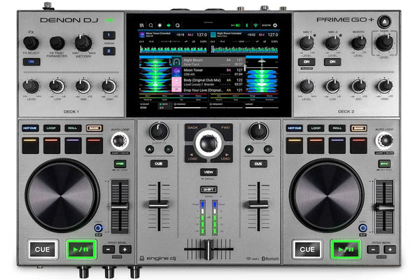 Denon DJ PRIME GO+ | Portable Battery-Powered DJ Controller