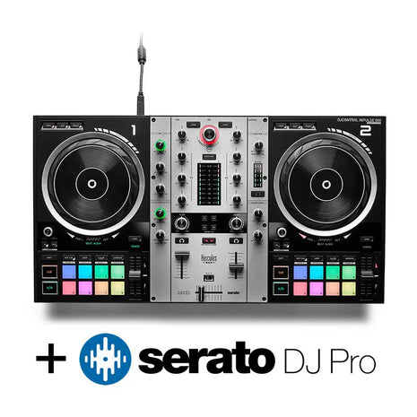 Hercules DJ Control Inpulse 500 (Silver) Serato Pro Edition inc. Case Reloop