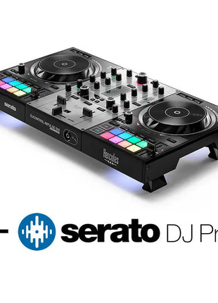 Hercules DJ Control Inpulse 500 (Silver) Serato Pro Edition inc. Case Reloop