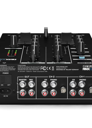 Reloop RMX-10 BT - Compact 2-Channel Bluetooth DJ Mixer Reloop