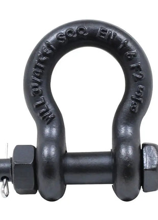 ELLER 3.25 Ton Black Bow Shackle with Safety Pin